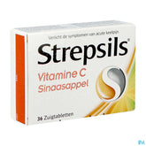 Strepsils Vitamine C Orange Past 36